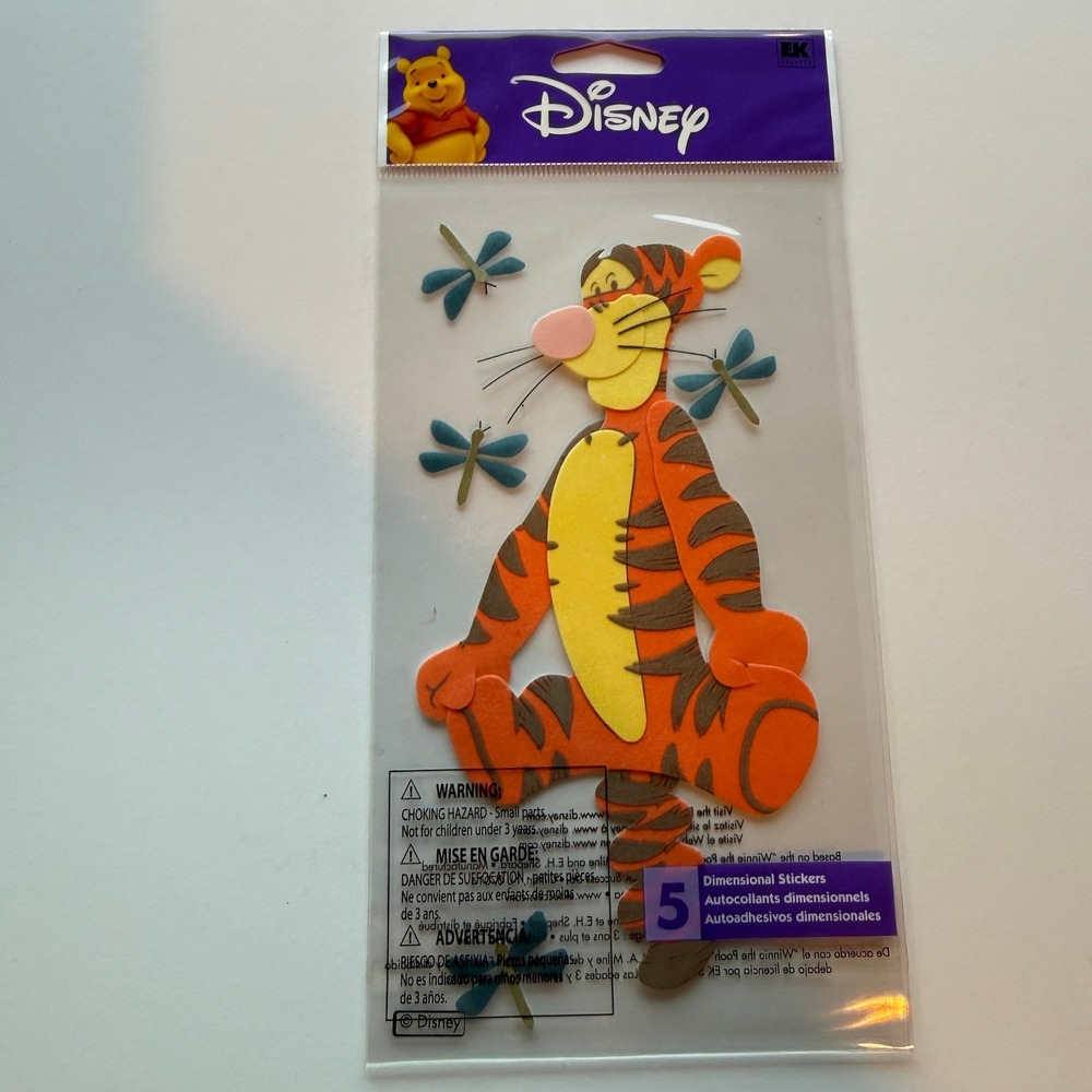 Disney Jolee's Boutique Tigger Dimensional Stickers 3D Scrapbook 5pc DJJ049